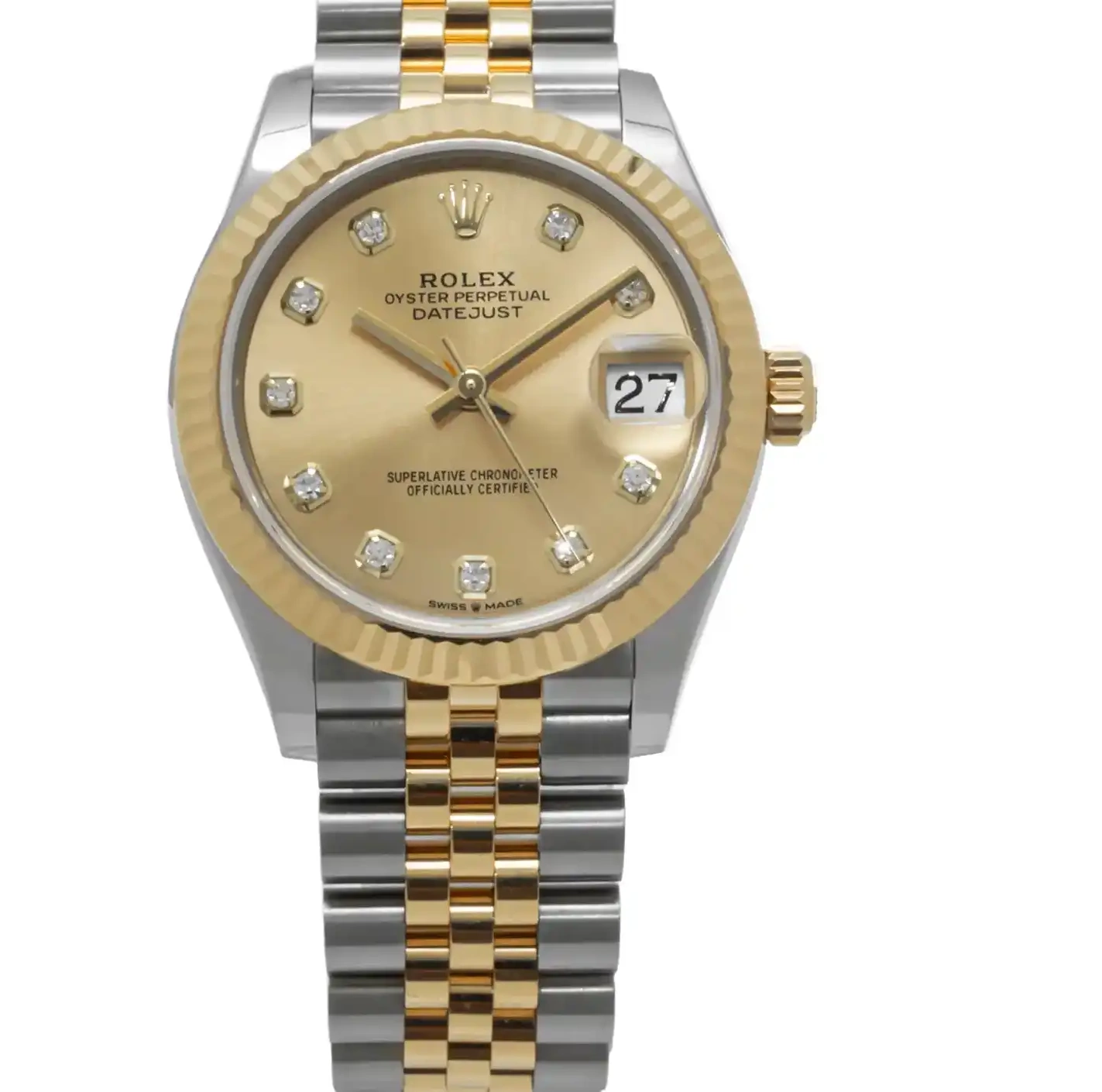 Prestigious Jewelers Gold Datejust Steel 278273 Stainless Rolex & 0523